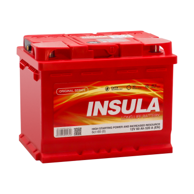 Аккумулятор INSULA 6ст-60 (0) евро